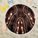 African Dashiki Beach Blanket Afro Vintage Pattern