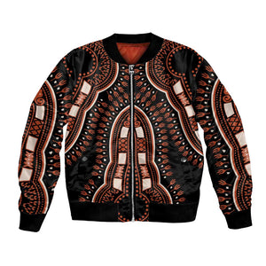 African Dashiki Bomber Jacket Afro Vintage Pattern