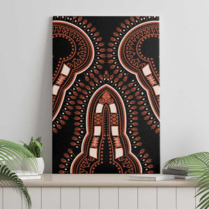 African Dashiki Canvas Wall Art Afro Vintage Pattern