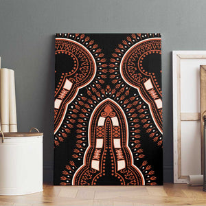 African Dashiki Canvas Wall Art Afro Vintage Pattern