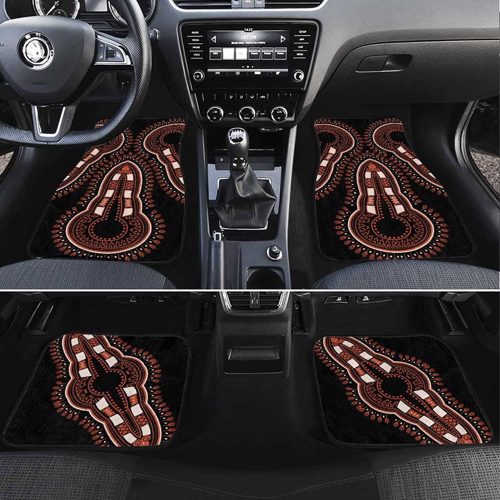 African Dashiki Car Mats Afro Vintage Pattern