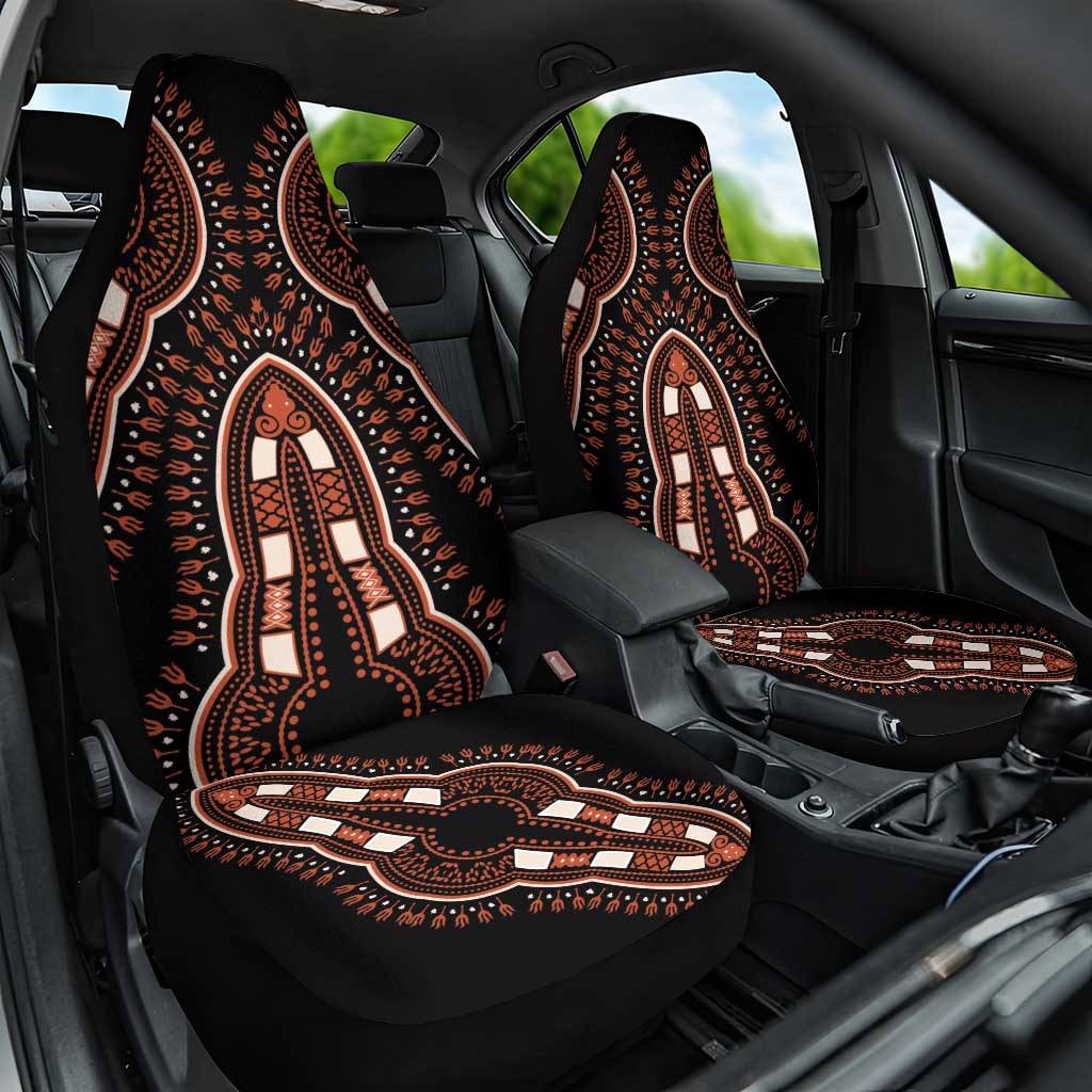 African Dashiki Car Seat Cover Afro Vintage Pattern