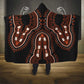 African Dashiki Hooded Blanket Afro Vintage Pattern