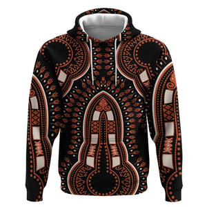 African Dashiki Hoodie Afro Vintage Pattern