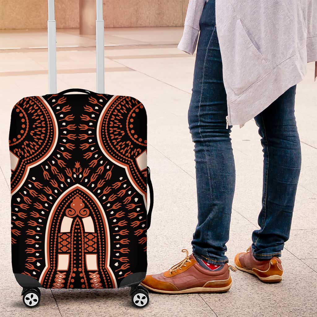 African Dashiki Luggage Cover Afro Vintage Pattern