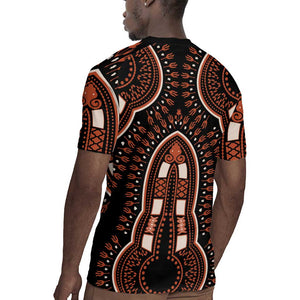 African Dashiki Rugby Jersey Afro Vintage Pattern