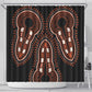 African Dashiki Shower Curtain Afro Vintage Pattern