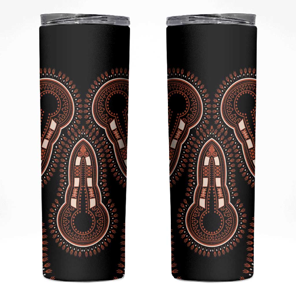 African Dashiki Skinny Tumbler Afro Vintage Pattern