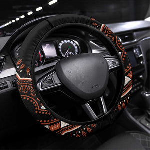 African Dashiki Steering Wheel Cover Afro Vintage Pattern