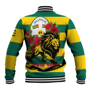 Togo Independence Day Baseball Jacket Lion With Rosa Flag Style LT01