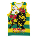 Togo Independence Day Basketball Jersey Lion With Rosa Flag Style LT01