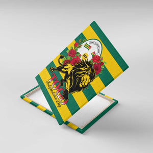 Togo Independence Day Canvas Wall Art Lion With Rosa Flag Style