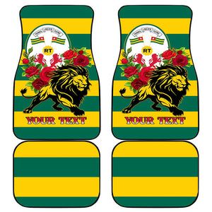 Togo Independence Day Car Mats Lion With Rosa Flag Style