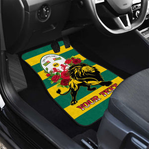 Togo Independence Day Car Mats Lion With Rosa Flag Style