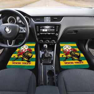 Togo Independence Day Car Mats Lion With Rosa Flag Style