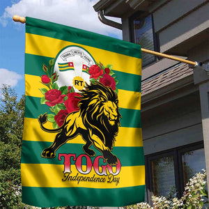 Togo Independence Day Garden Flag Lion With Rosa Flag Style