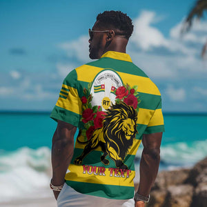 Togo Independence Day Hawaiian Shirt Lion With Rosa Flag Style