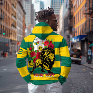 Togo Independence Day Hoodie Lion With Rosa Flag Style