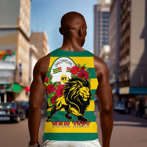 Togo Independence Day Men Tank Top Lion With Rosa Flag Style