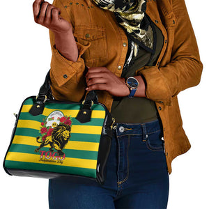 Togo Independence Day Shoulder Handbag Lion With Rosa Flag Style