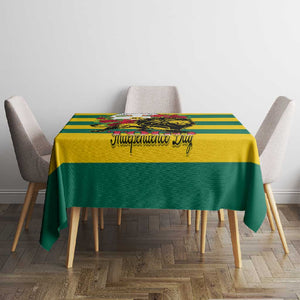 Togo Independence Day Tablecloth Lion With Rosa Flag Style