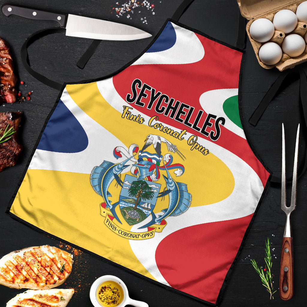 Seychelles Apron Finis Coronat Opus