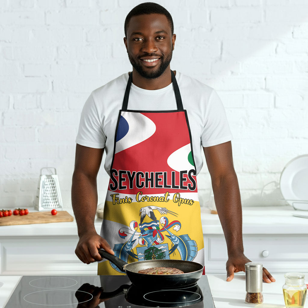Seychelles Apron Finis Coronat Opus