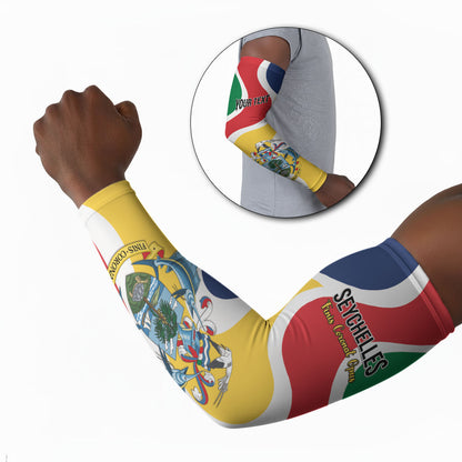 Personalized Seychelles Arm Sleeves Finis Coronat Opus