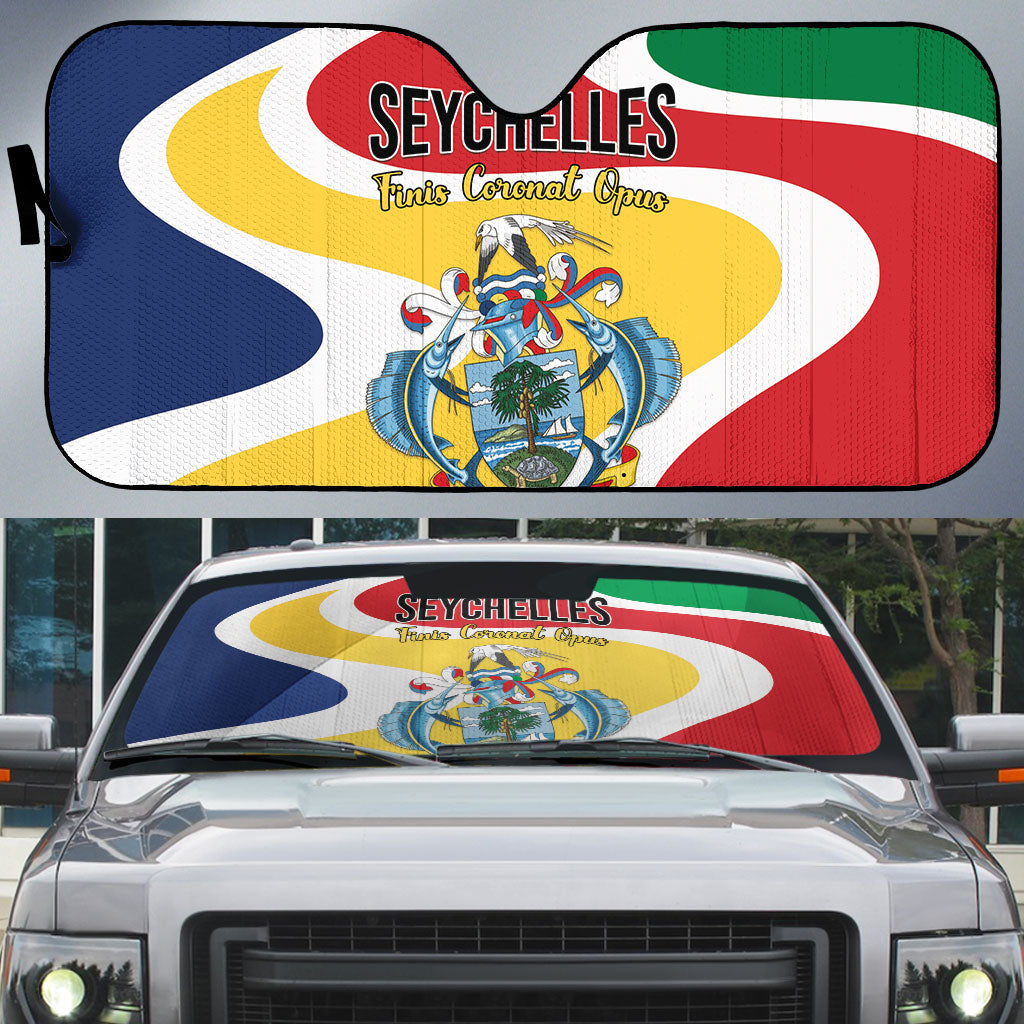 Seychelles Auto Sun Shade Finis Coronat Opus