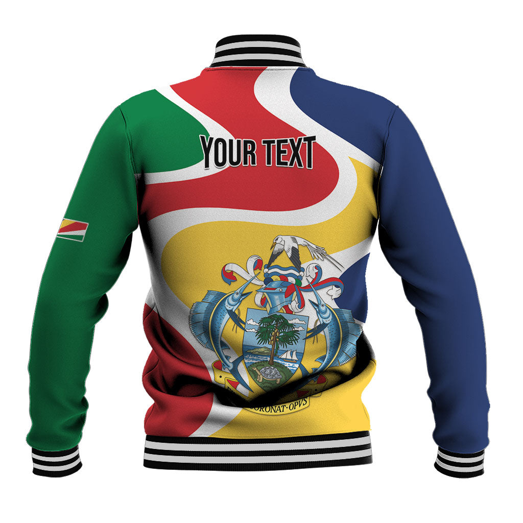 Personalized Seychelles Baseball Jacket Finis Coronat Opus