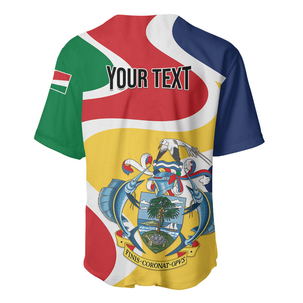 Personalized Seychelles Baseball Jersey Finis Coronat Opus