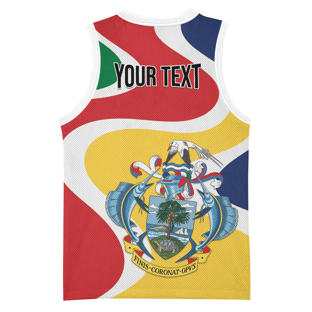 Personalized Seychelles Basketball Jersey Finis Coronat Opus