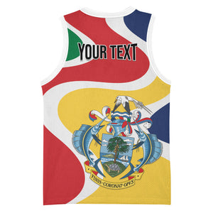 Personalized Seychelles Basketball Jersey Finis Coronat Opus