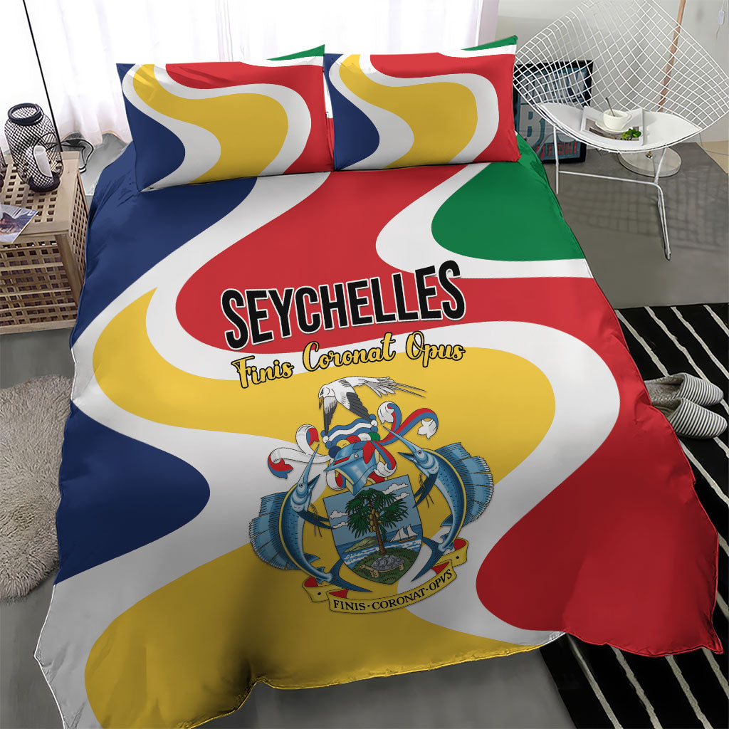 Seychelles Bedding Set Finis Coronat Opus