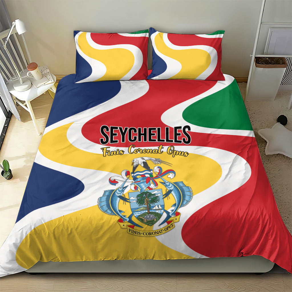 Seychelles Bedding Set Finis Coronat Opus