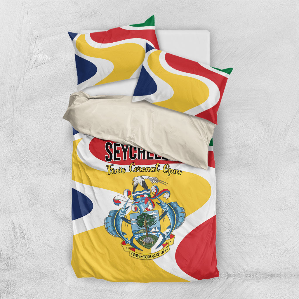 Seychelles Bedding Set Finis Coronat Opus
