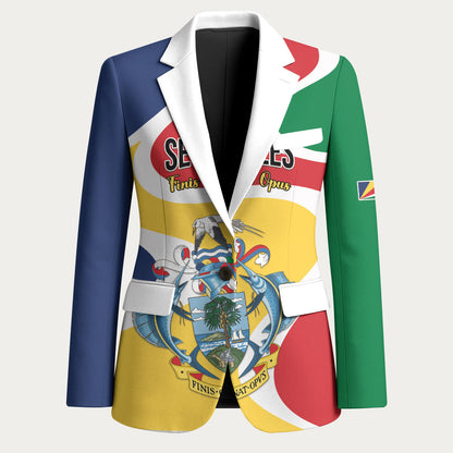 Personalized Seychelles Blazer Finis Coronat Opus