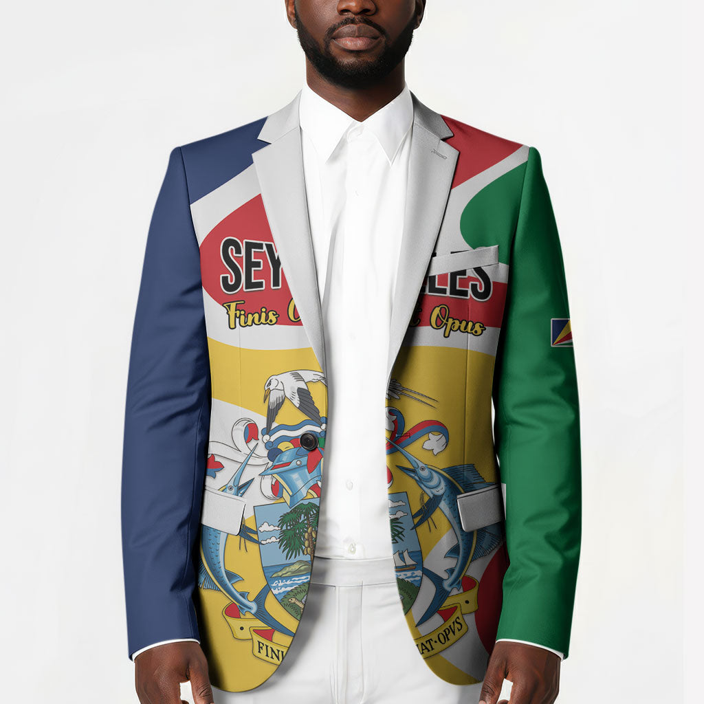 Personalized Seychelles Blazer Finis Coronat Opus