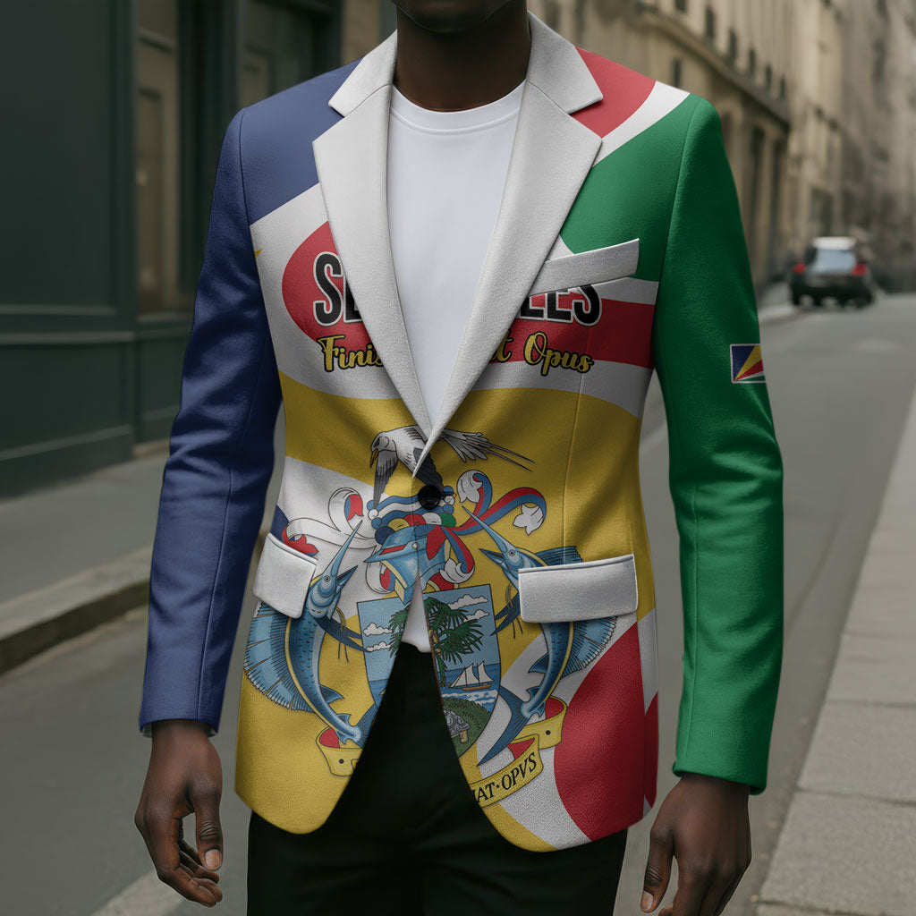 Personalized Seychelles Blazer Finis Coronat Opus