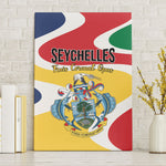 Seychelles Canvas Wall Art Finis Coronat Opus