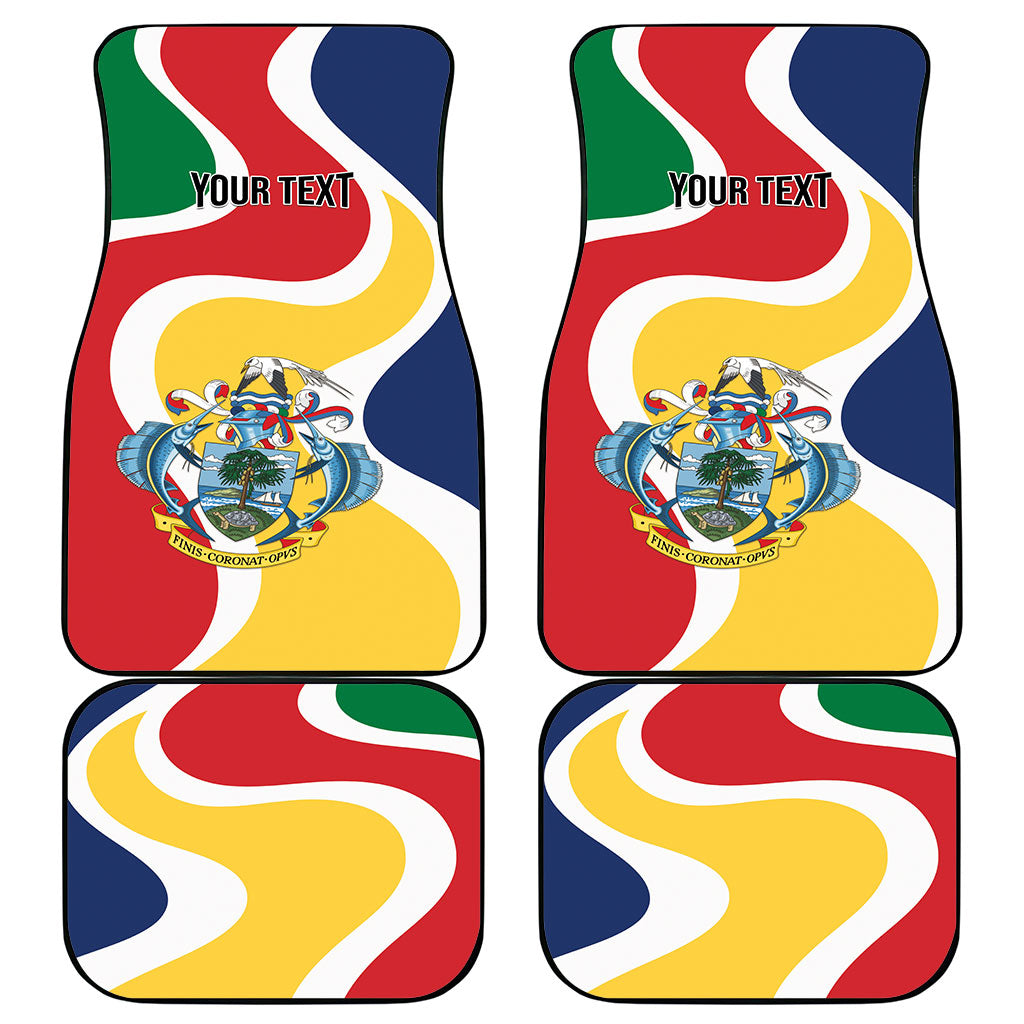 Personalized Seychelles Car Mats Finis Coronat Opus