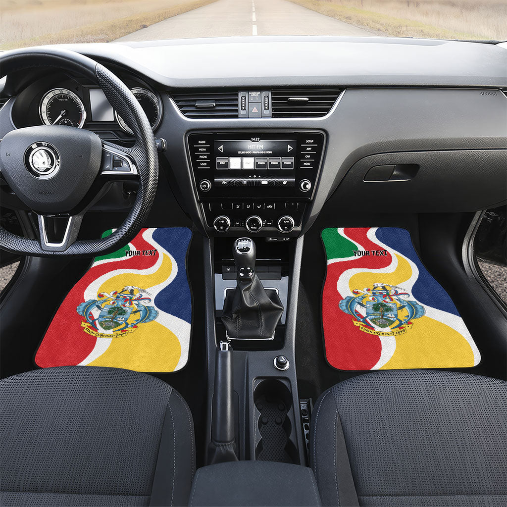 Personalized Seychelles Car Mats Finis Coronat Opus