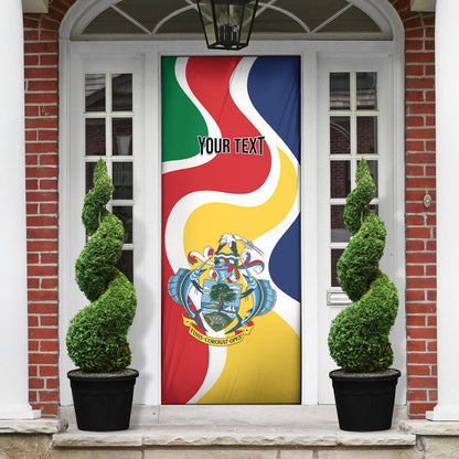 Personalized Seychelles Door Cover Finis Coronat Opus
