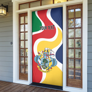 Personalized Seychelles Door Cover Finis Coronat Opus