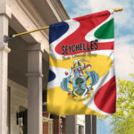 Seychelles Garden Flag Finis Coronat Opus