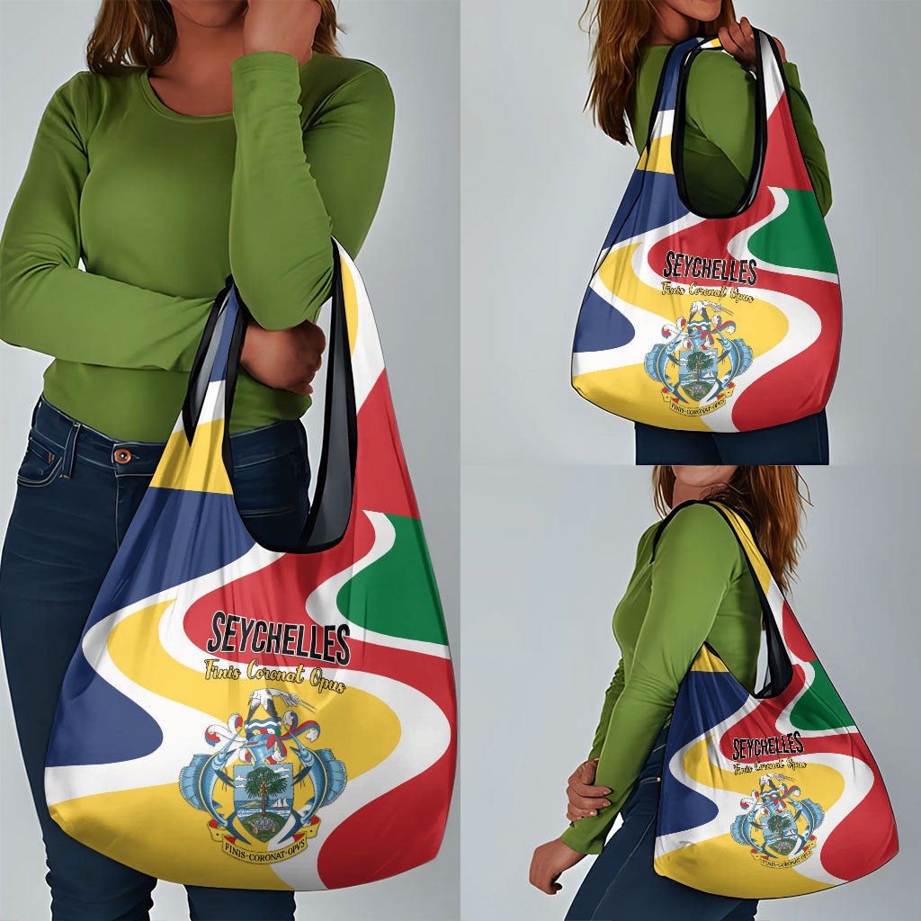 Seychelles Grocery Bag Finis Coronat Opus