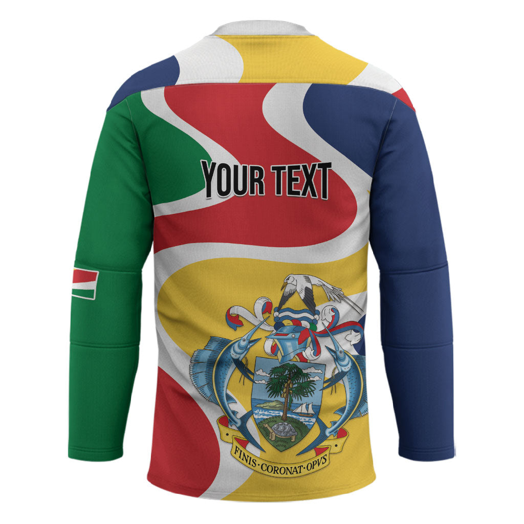 Personalized Seychelles Hockey Jersey Finis Coronat Opus