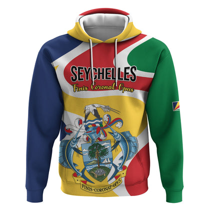 Personalized Seychelles Hoodie Finis Coronat Opus