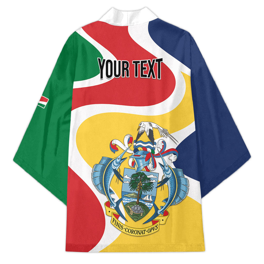 Personalized Seychelles Kimono Finis Coronat Opus