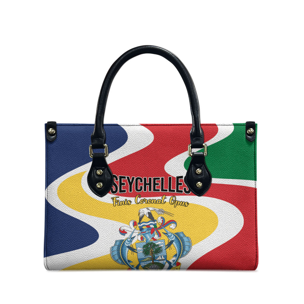 Seychelles Leather Bag Finis Coronat Opus